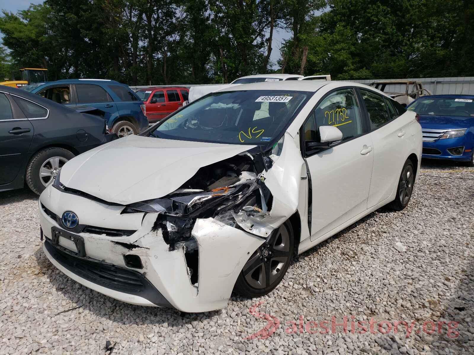 JTDKARFU1K3070063 2019 TOYOTA PRIUS