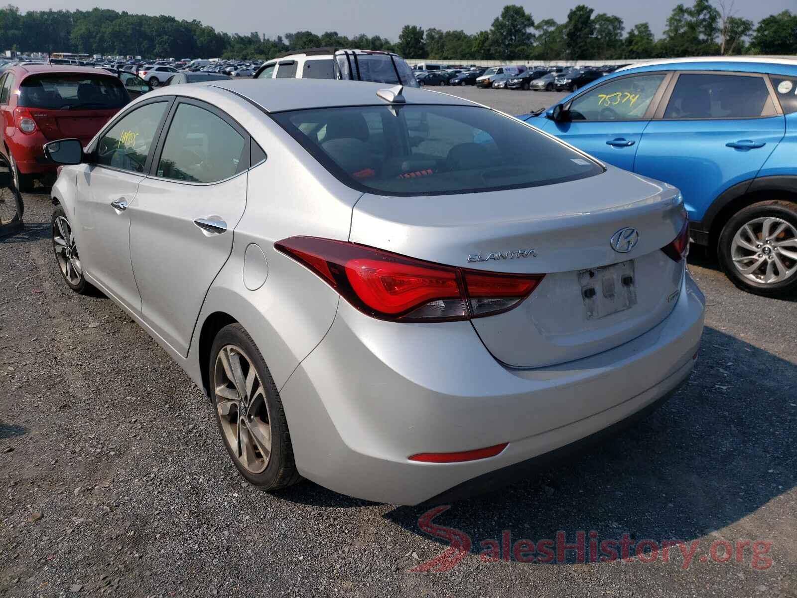 5NPDH4AEXGH677761 2016 HYUNDAI ELANTRA