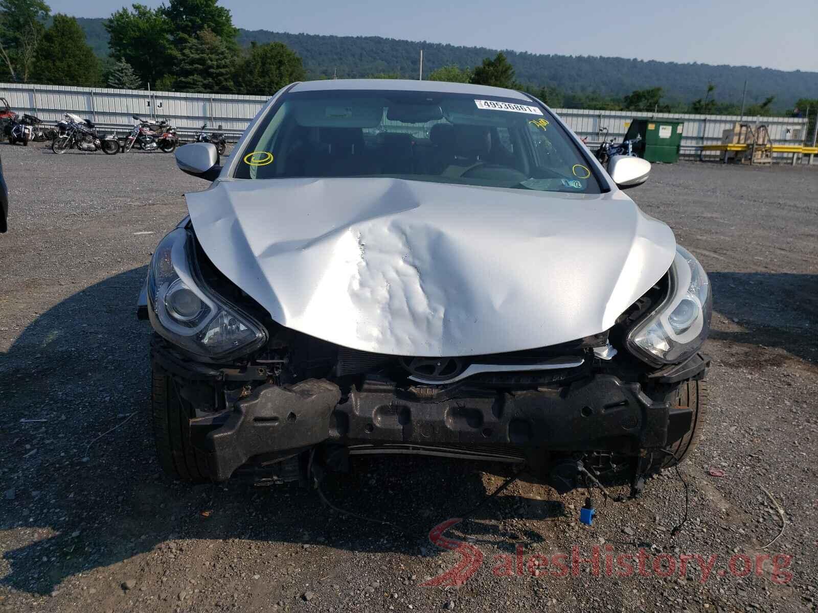 5NPDH4AEXGH677761 2016 HYUNDAI ELANTRA