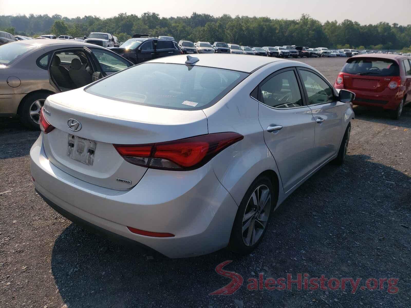 5NPDH4AEXGH677761 2016 HYUNDAI ELANTRA