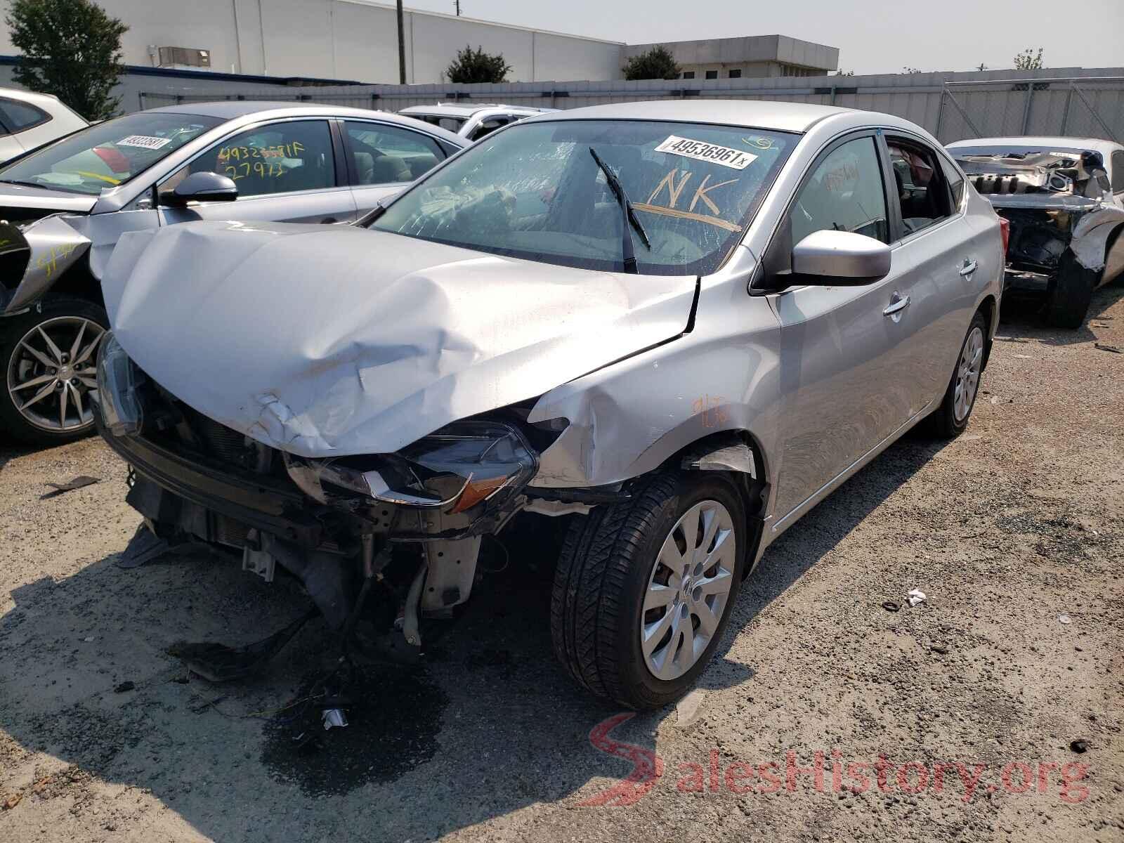 3N1AB7AP0GY329593 2016 NISSAN SENTRA