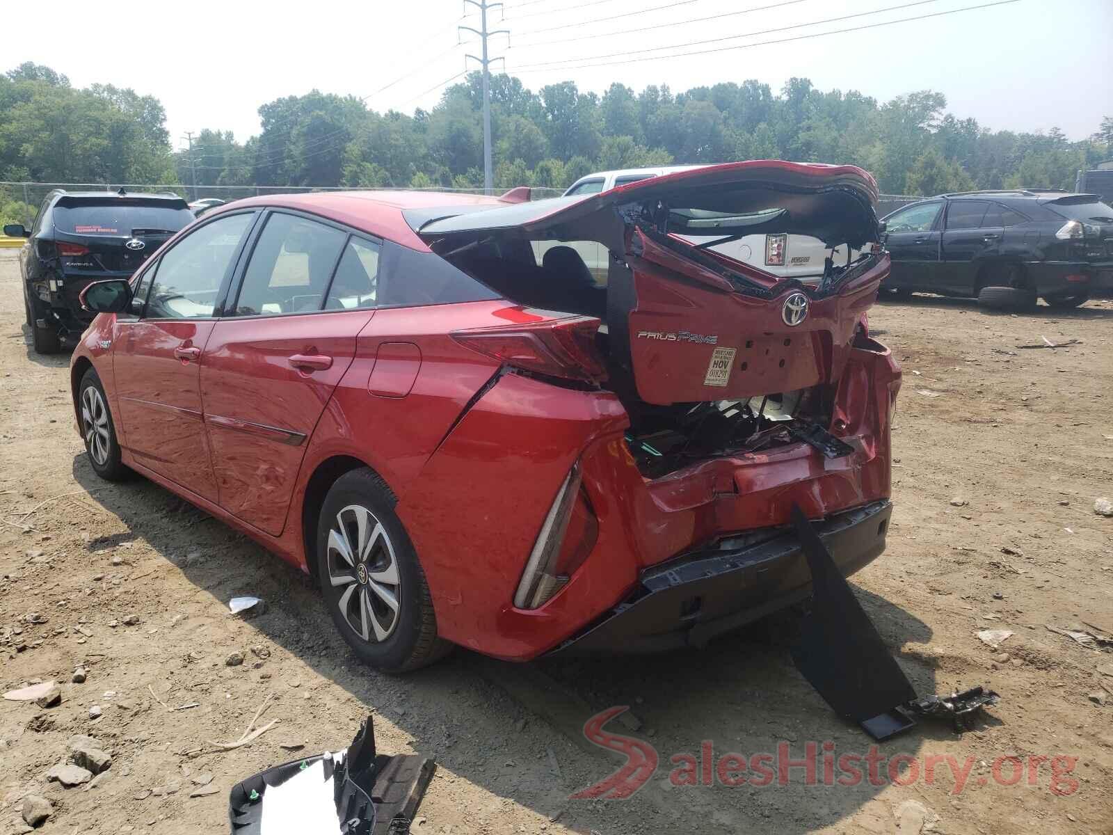 JTDKARFP0K3119585 2019 TOYOTA PRIUS