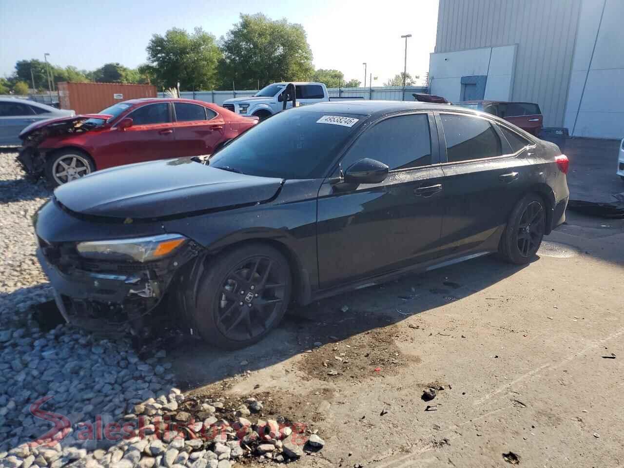 2025 HONDA CIVIC VIN 2HGFE4F82SH350343, auction photo