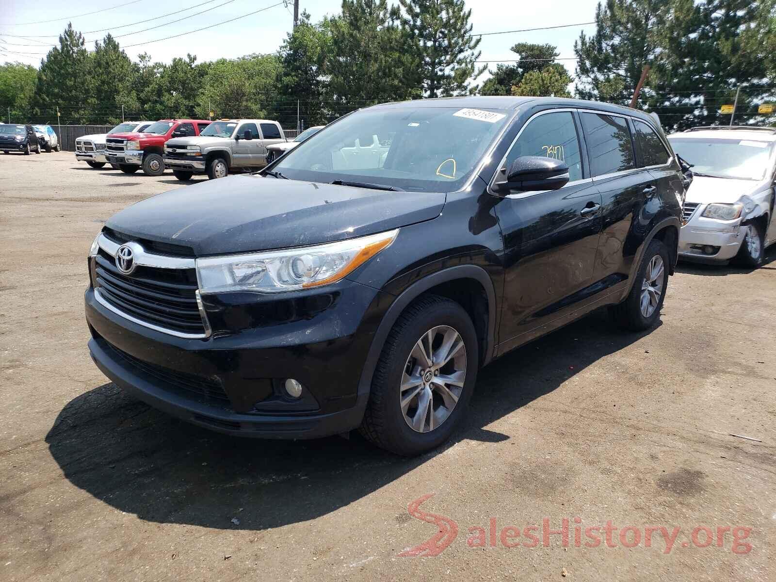 5TDZKRFH3GS134639 2016 TOYOTA HIGHLANDER