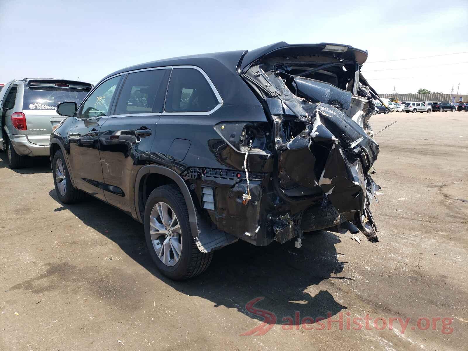 5TDZKRFH3GS134639 2016 TOYOTA HIGHLANDER