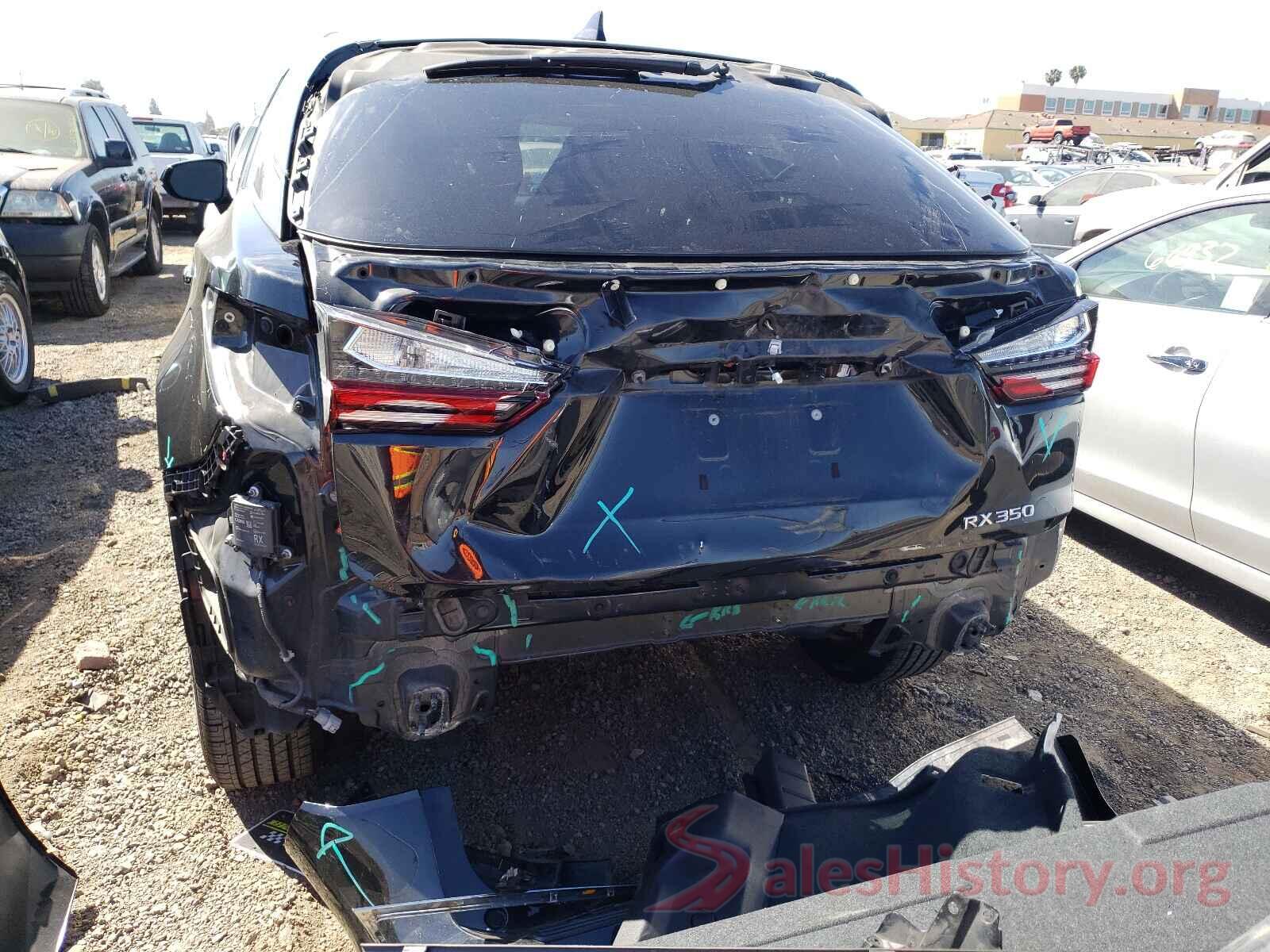 2T2BZMCA1GC046832 2016 LEXUS RX350