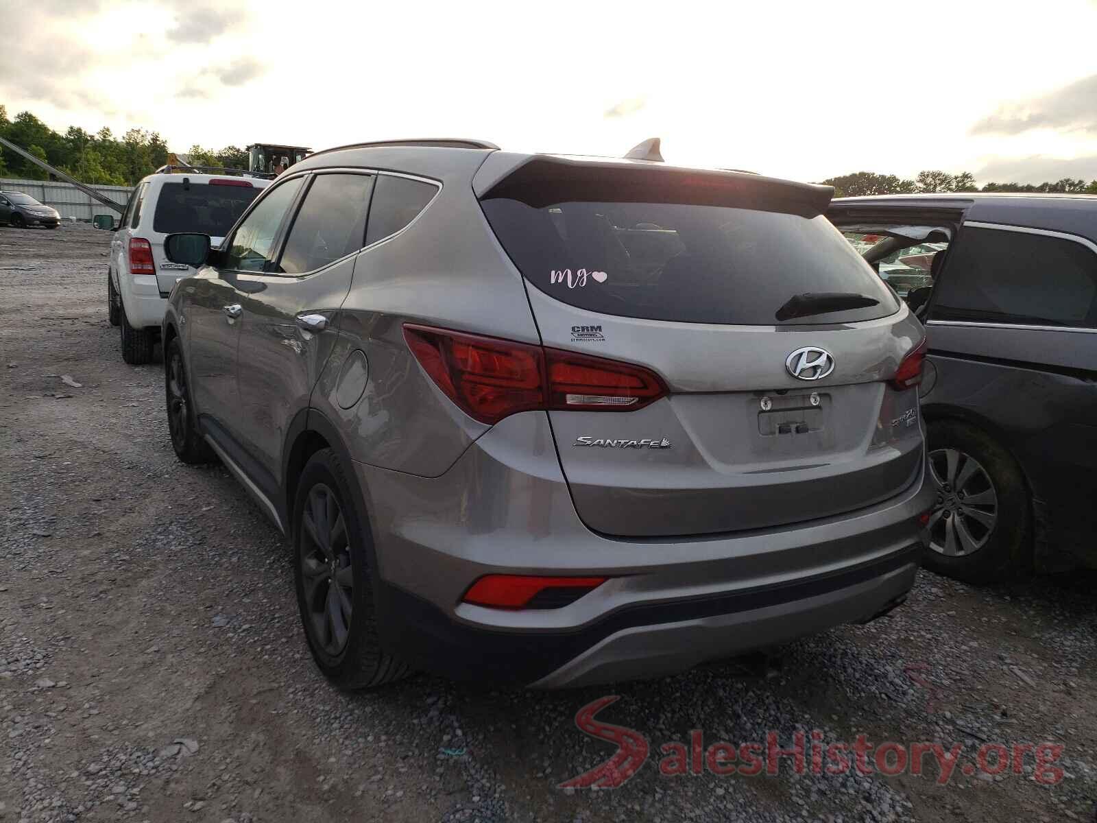 5XYZW4LA1HG407770 2017 HYUNDAI SANTA FE