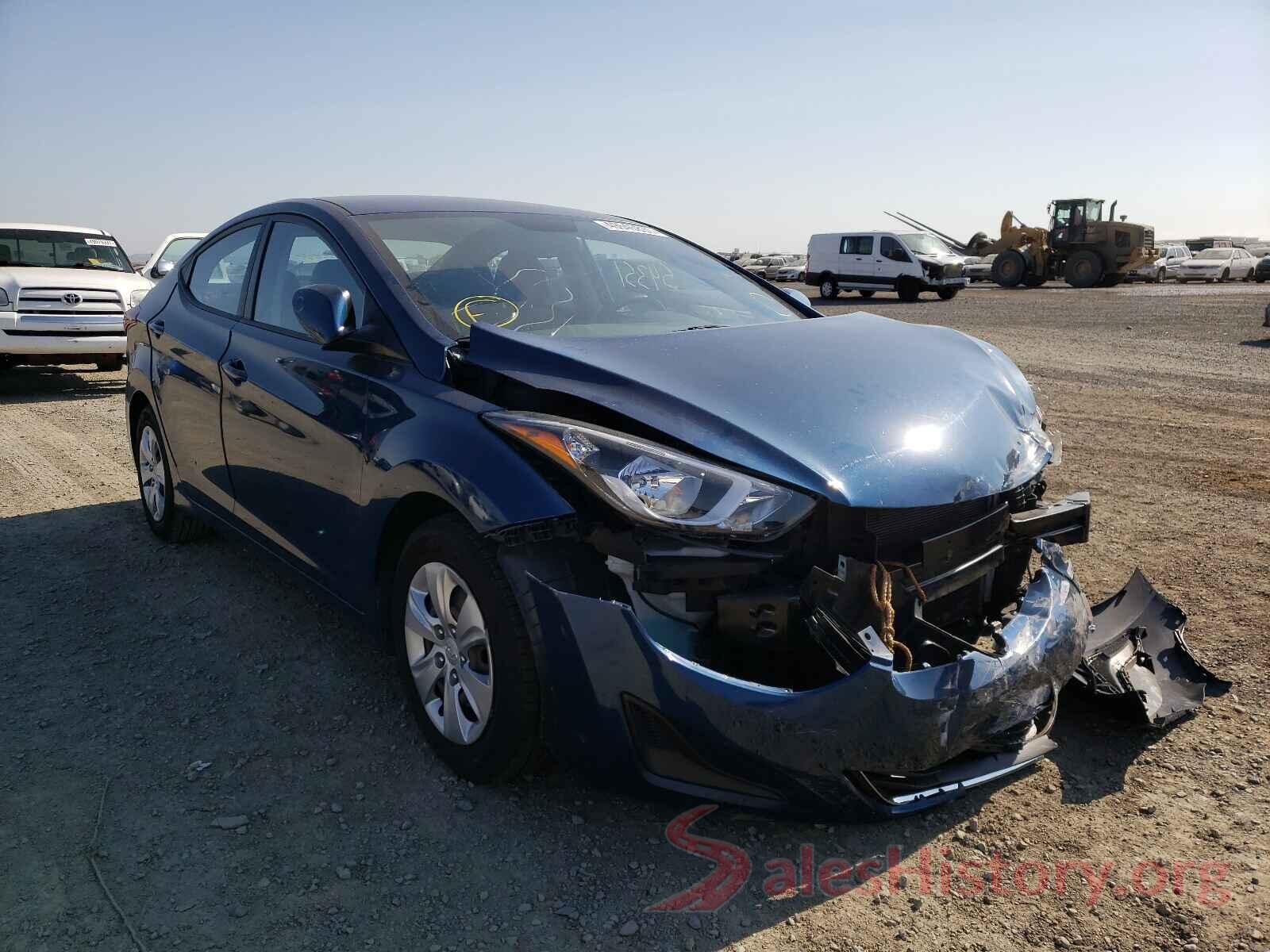 KMHDH4AE1GU491270 2016 HYUNDAI ELANTRA