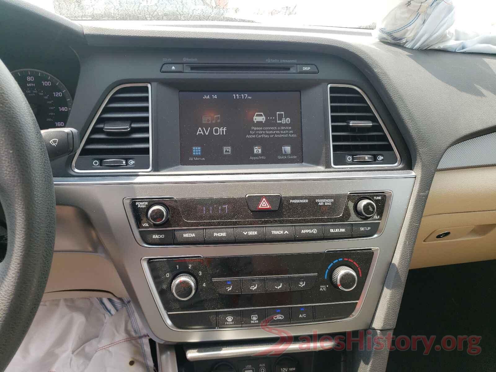 5NPE24AF4HH582595 2017 HYUNDAI SONATA