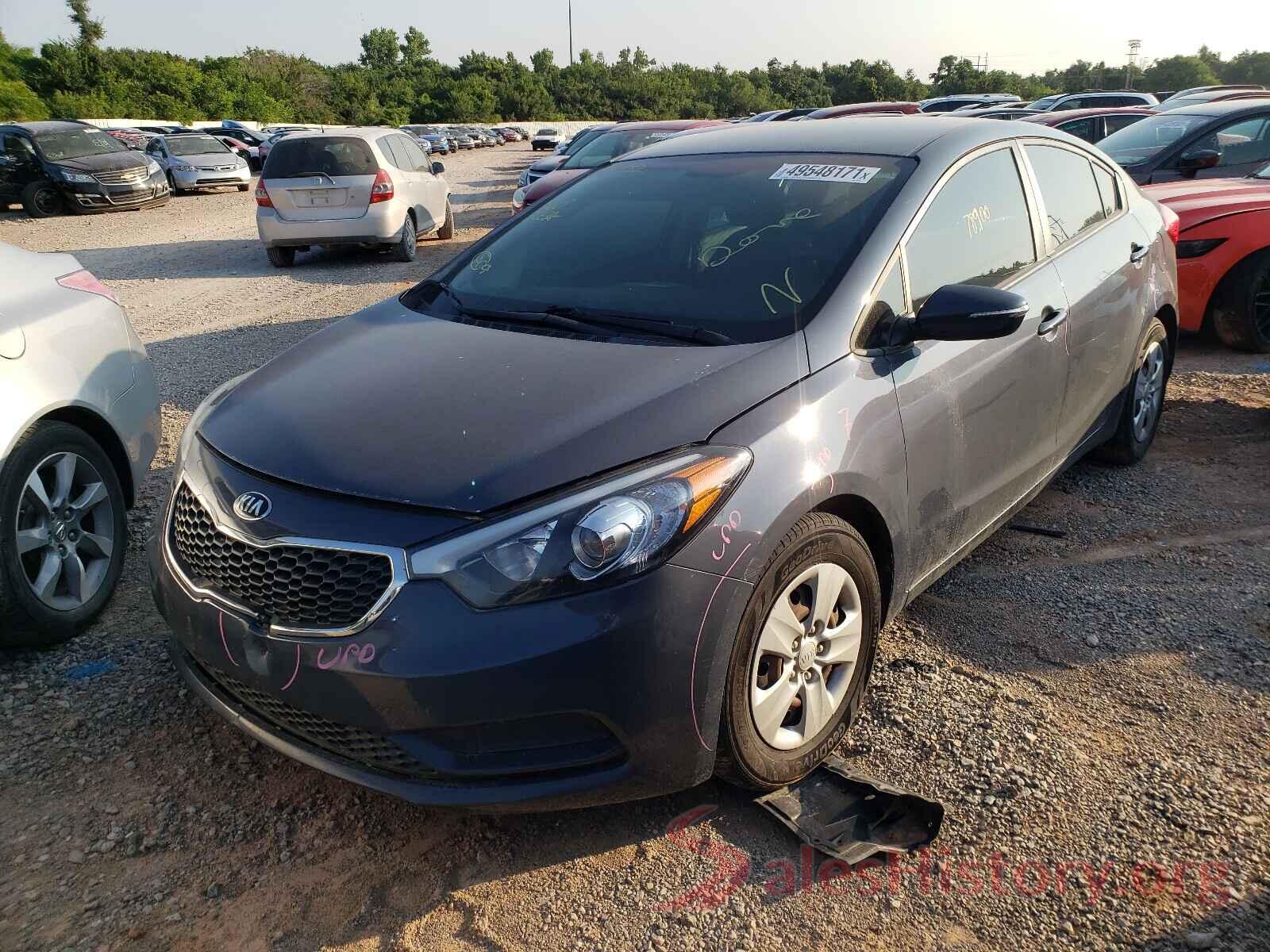 KNAFX4A6XG5542135 2016 KIA FORTE