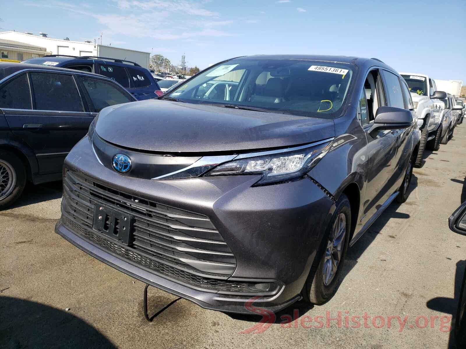 5TDBRKEC8MS039760 2021 TOYOTA SIENNA