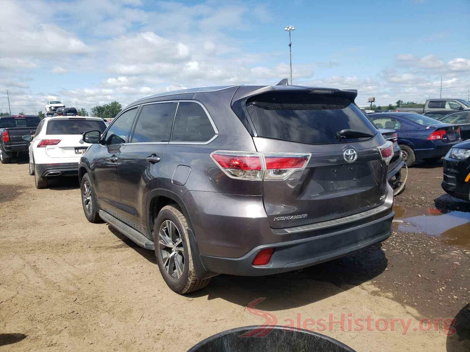 5TDKKRFH6GS135639 2016 TOYOTA HIGHLANDER