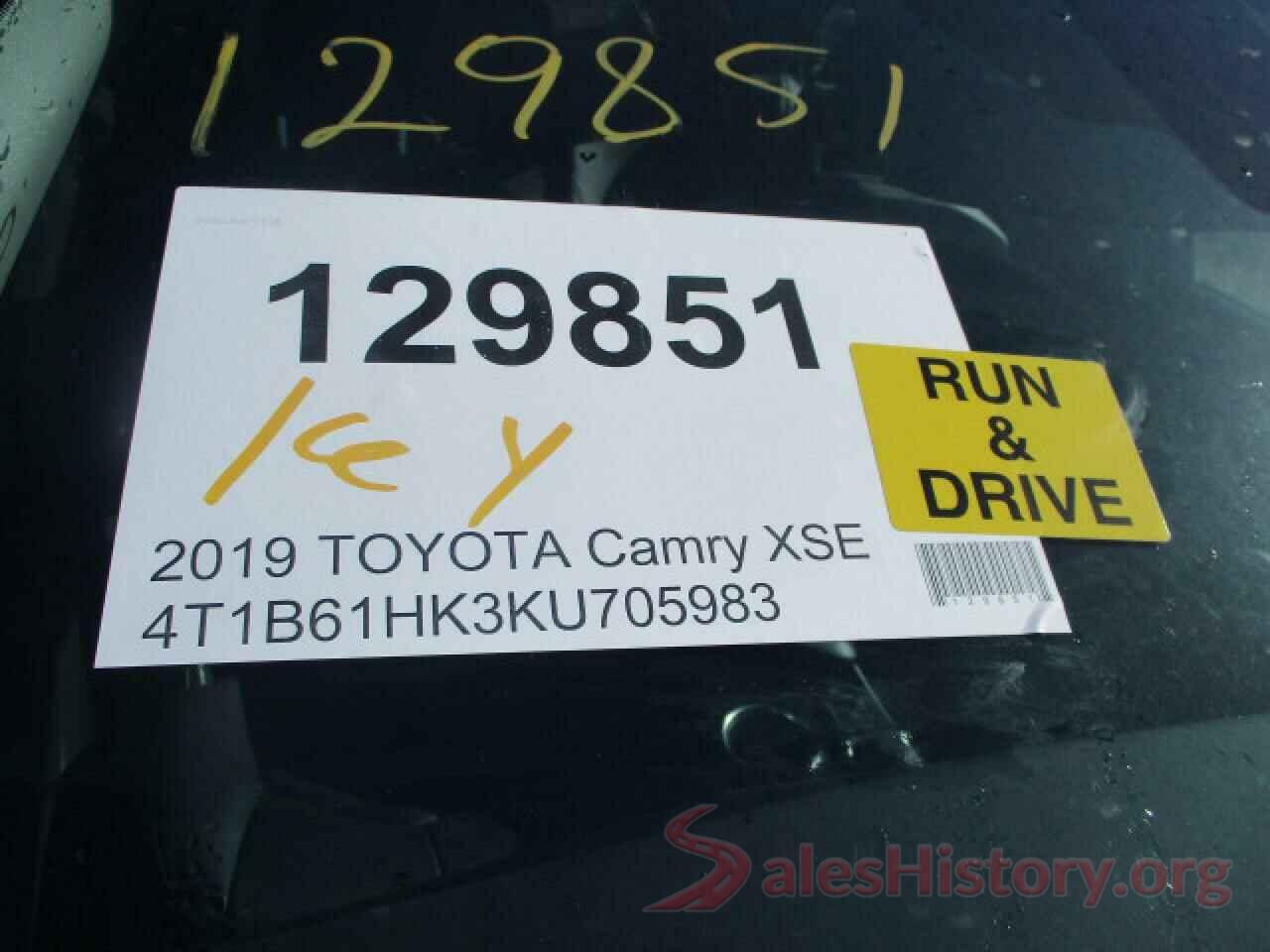 4T1B61HK3KU705983 2019 TOYOTA CAMRY