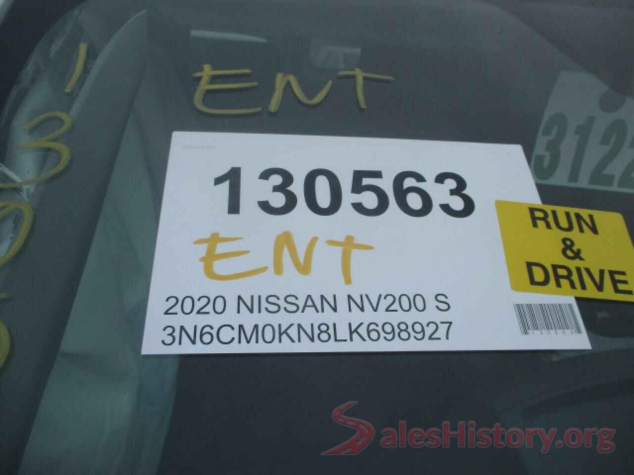 3N6CM0KN8LK698927 2020 NISSAN NV