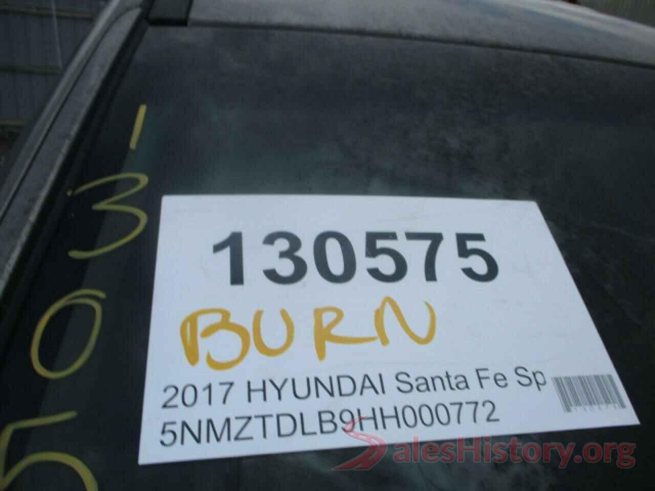 5NMZTDLB9HH000772 2017 HYUNDAI SANTA FE