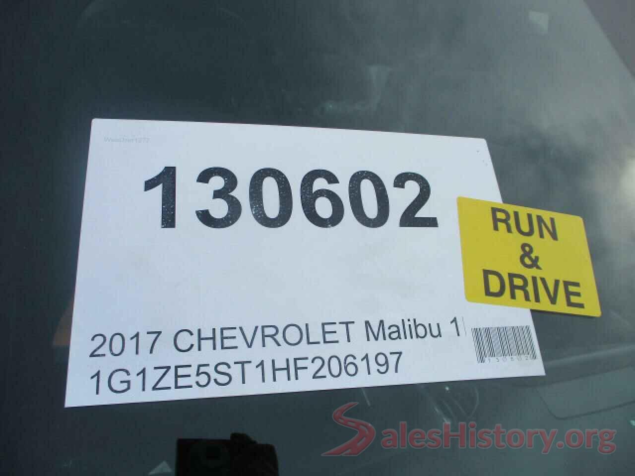 1G1ZE5ST1HF206197 2017 CHEVROLET MALIBU