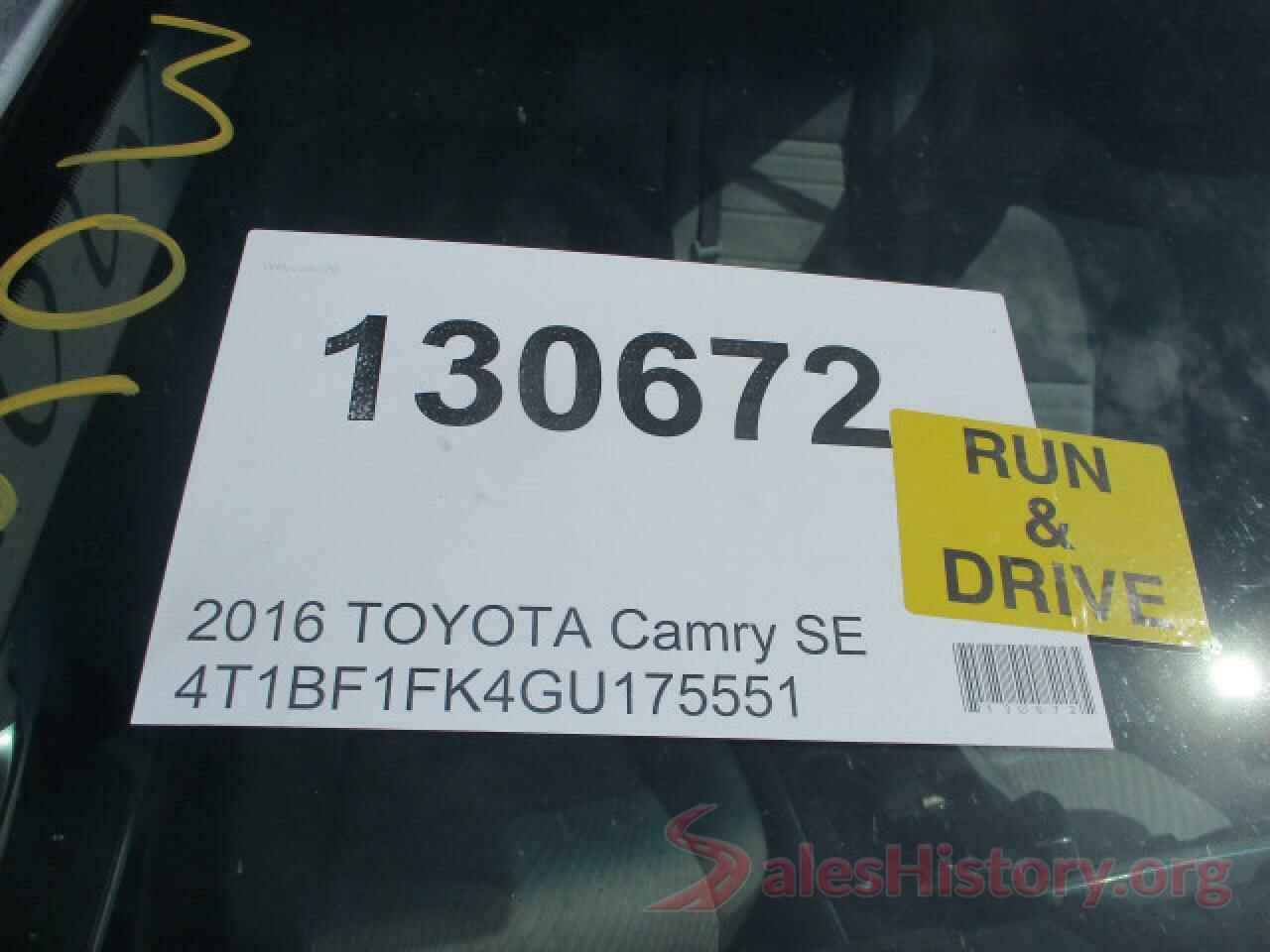 4T1BF1FK4GU175551 2016 TOYOTA CAMRY