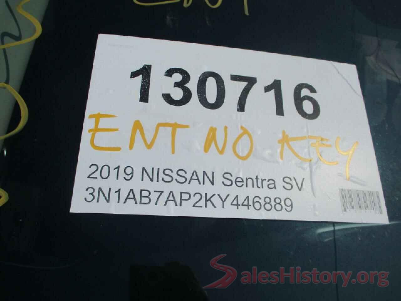 3N1AB7AP2KY446889 2019 NISSAN SENTRA