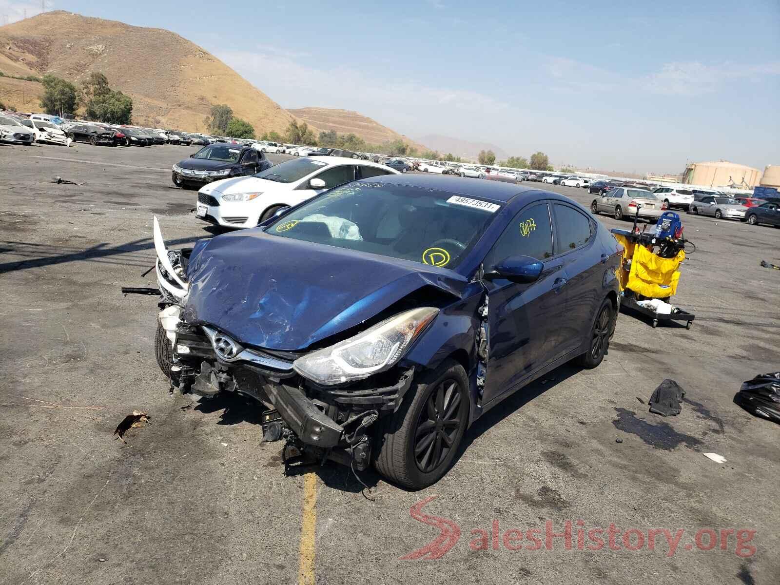 5NPDH4AE6GH790204 2016 HYUNDAI ELANTRA