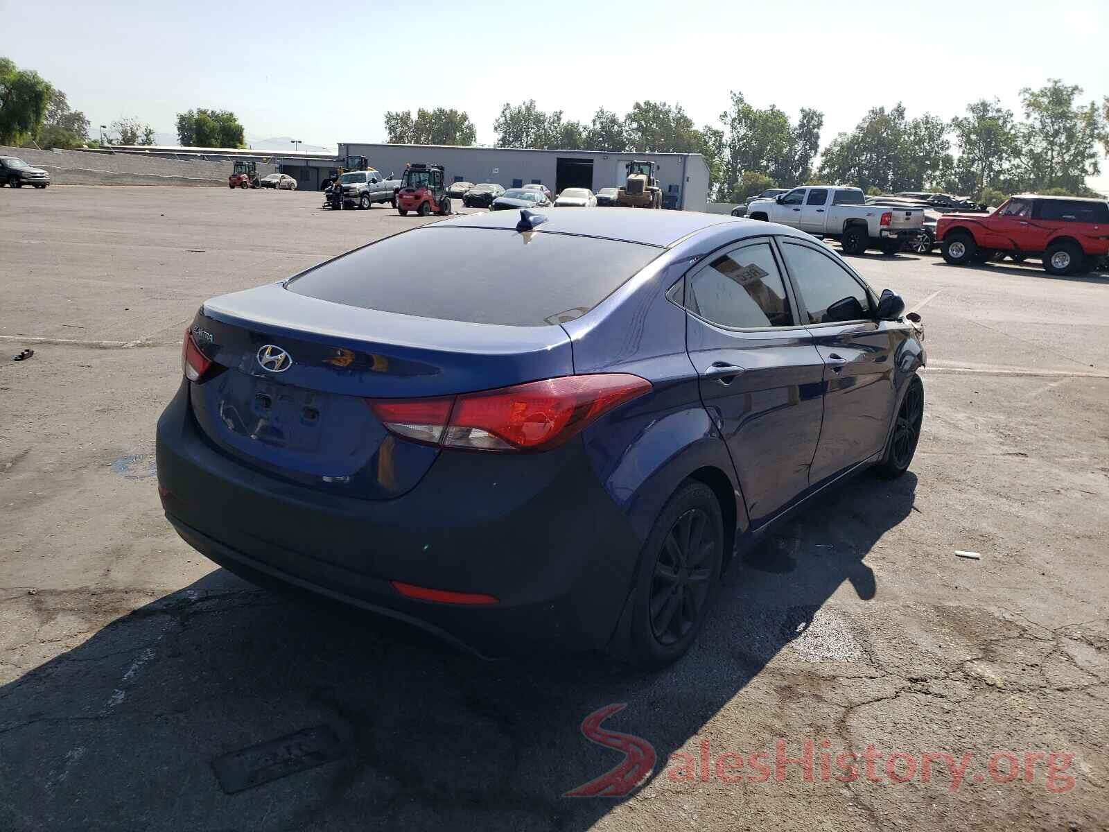 5NPDH4AE6GH790204 2016 HYUNDAI ELANTRA