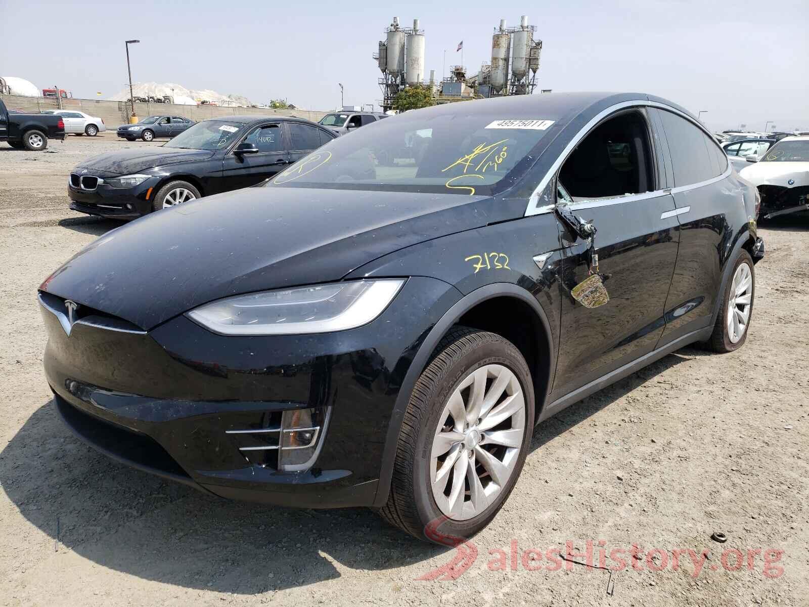 5YJXCDE2XJF091465 2018 TESLA MODEL X