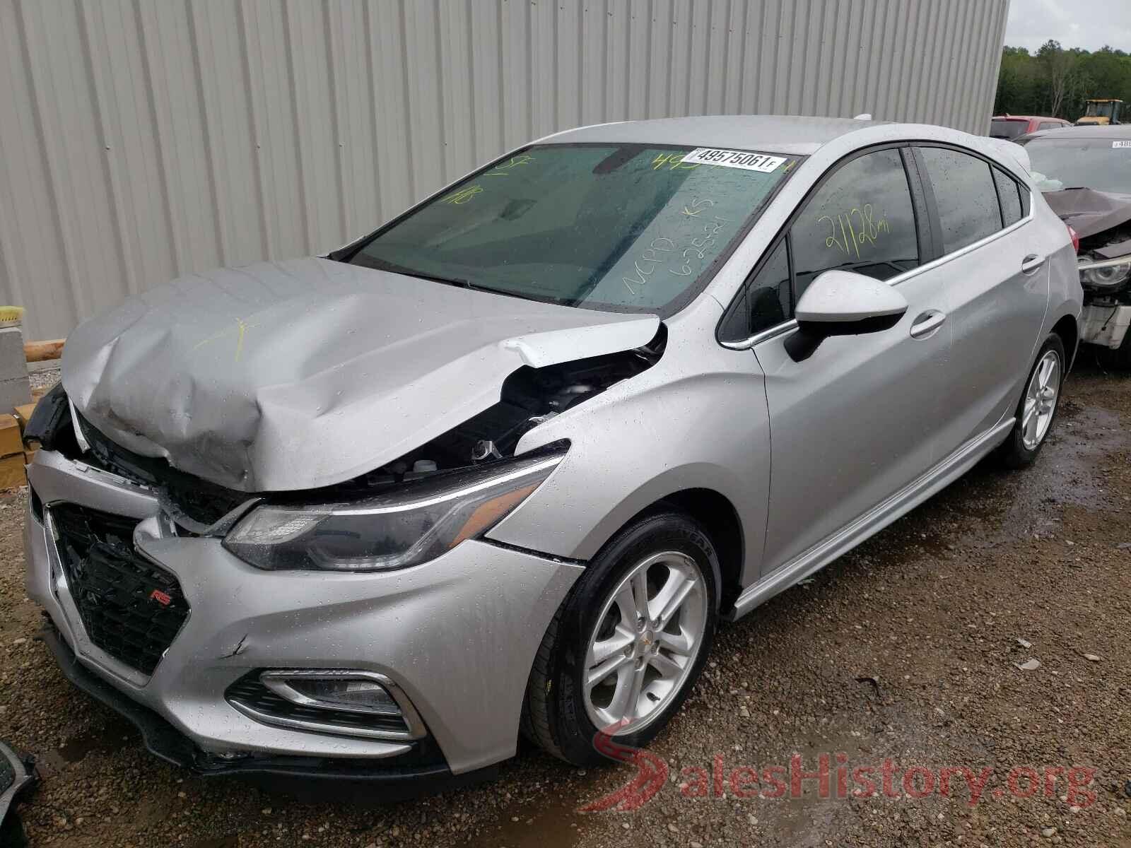 3G1BE6SM2JS640288 2018 CHEVROLET CRUZE