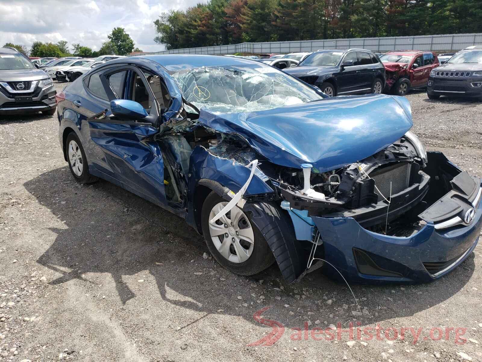 KMHDH4AE6GU642930 2016 HYUNDAI ELANTRA