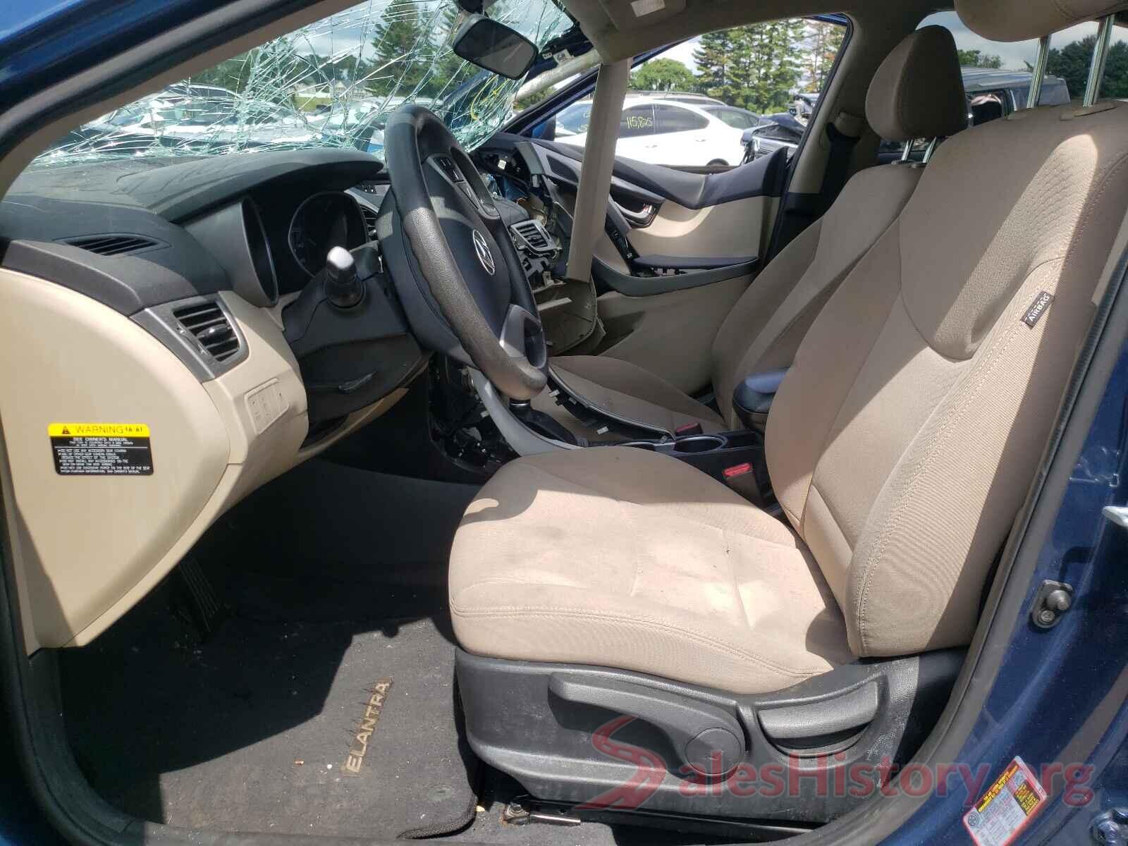 KMHDH4AE6GU642930 2016 HYUNDAI ELANTRA