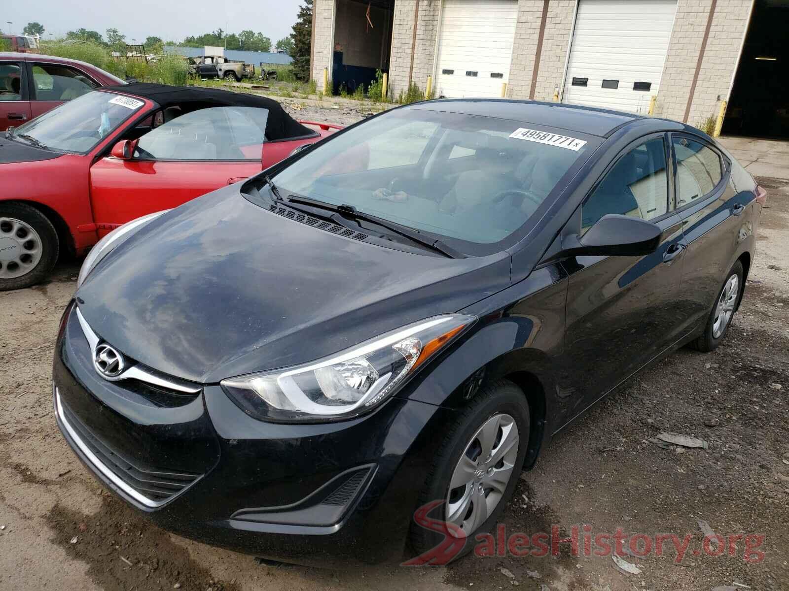 5NPDH4AE4GH793814 2016 HYUNDAI ELANTRA