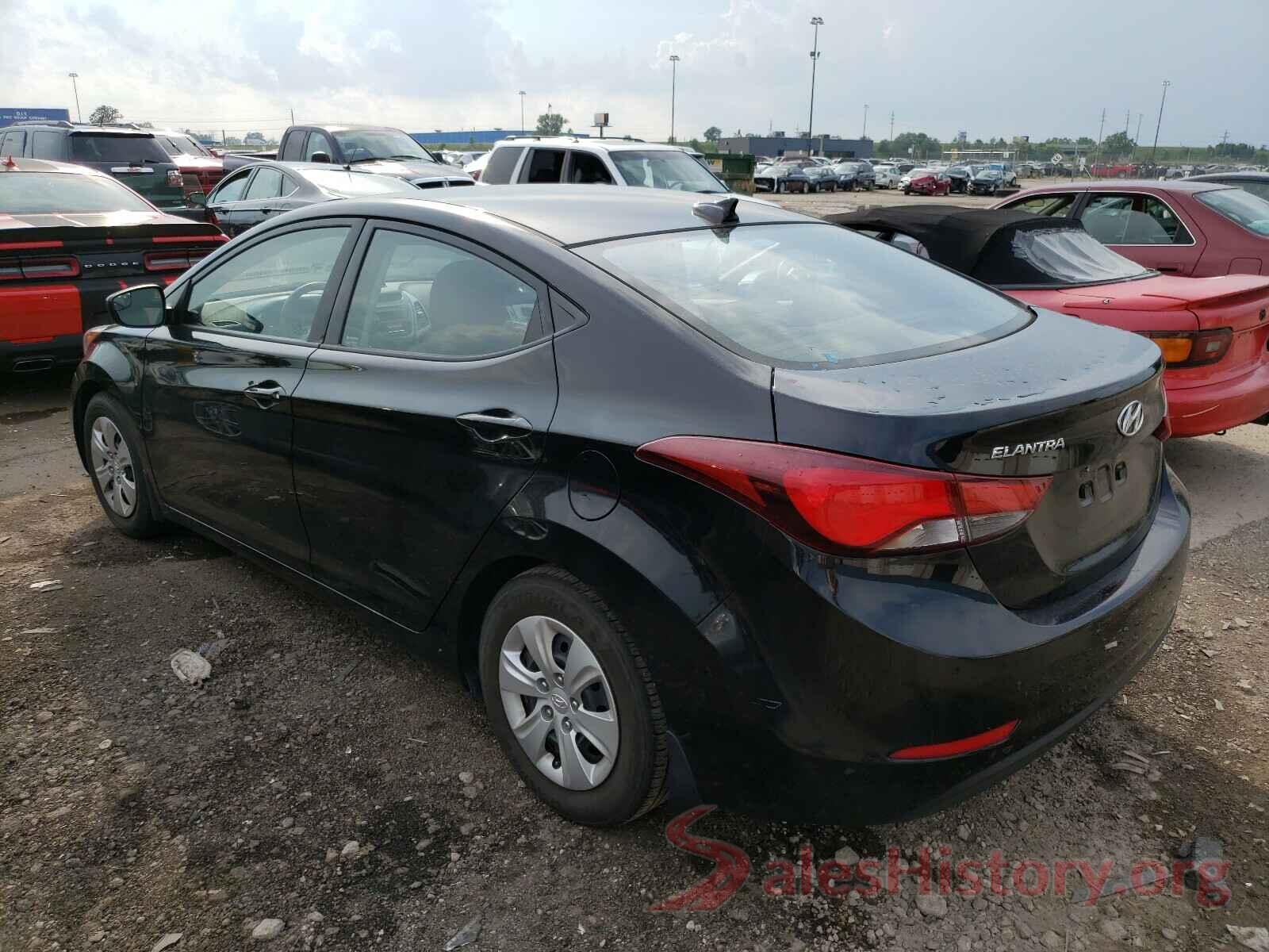 5NPDH4AE4GH793814 2016 HYUNDAI ELANTRA