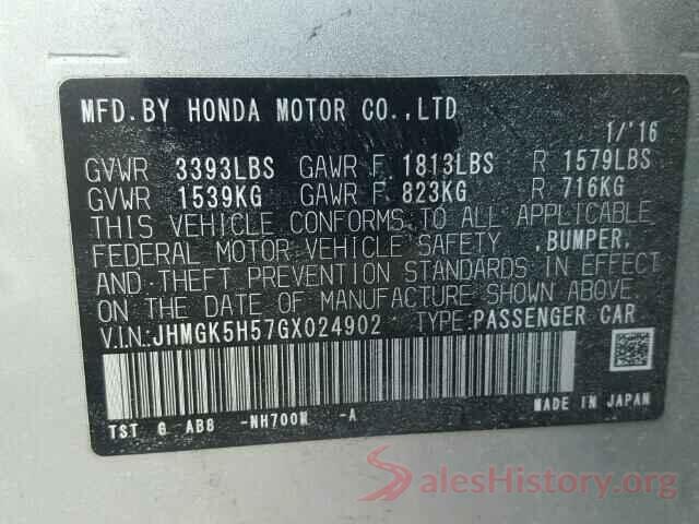 JHMGK5H57GX024902 2016 HONDA FIT