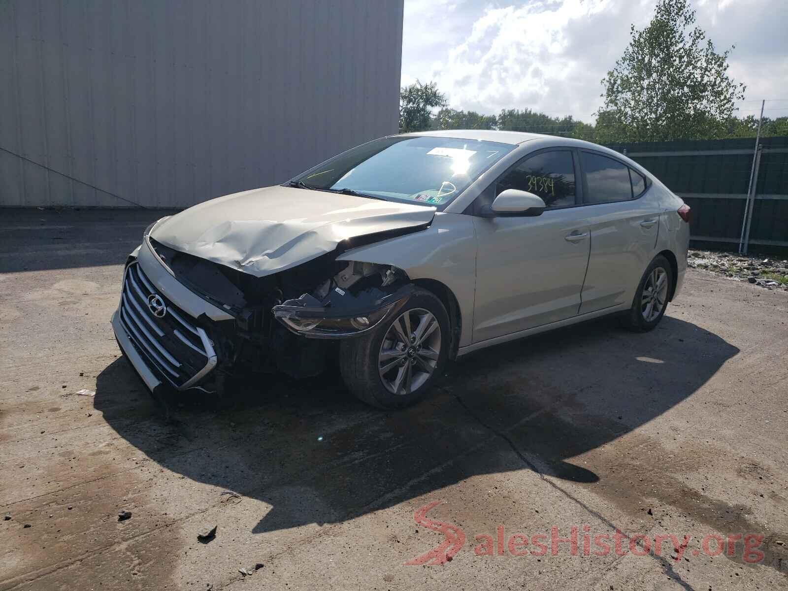 KMHD84LFXJU506393 2018 HYUNDAI ELANTRA