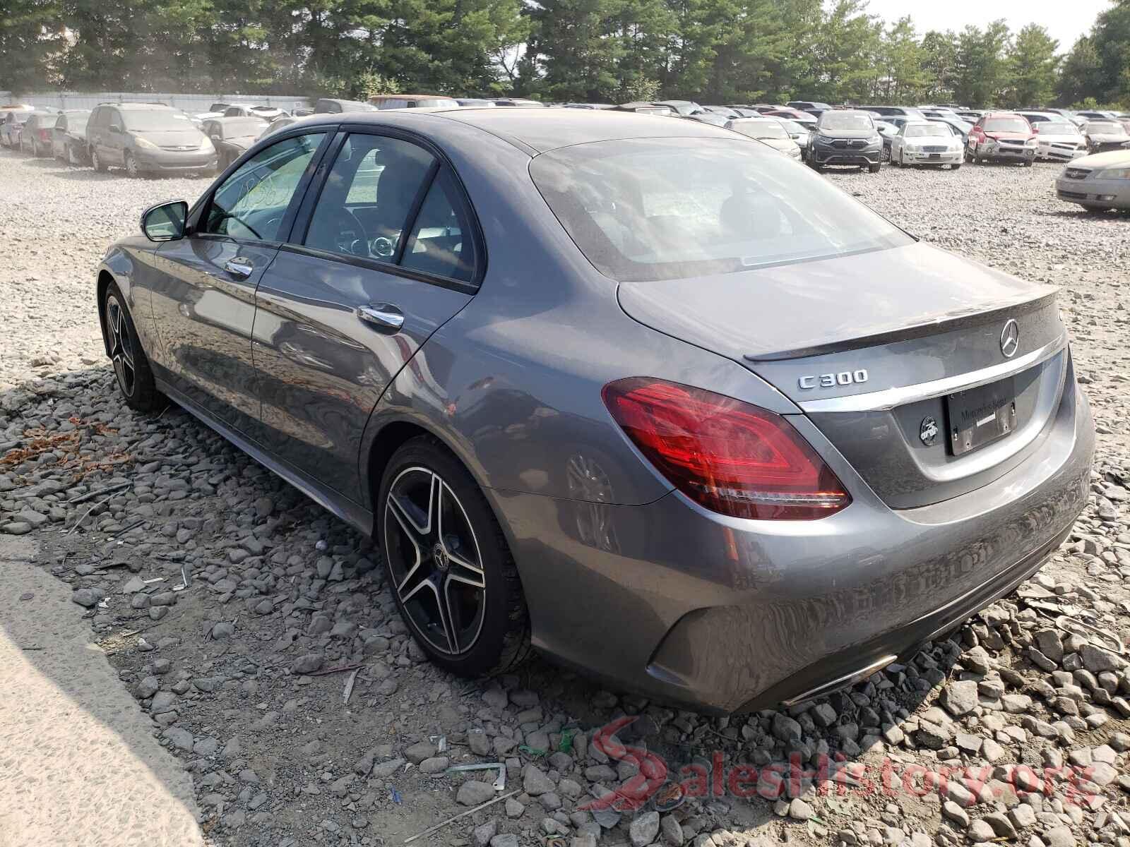 55SWF8EB4KU322659 2019 MERCEDES-BENZ C-CLASS