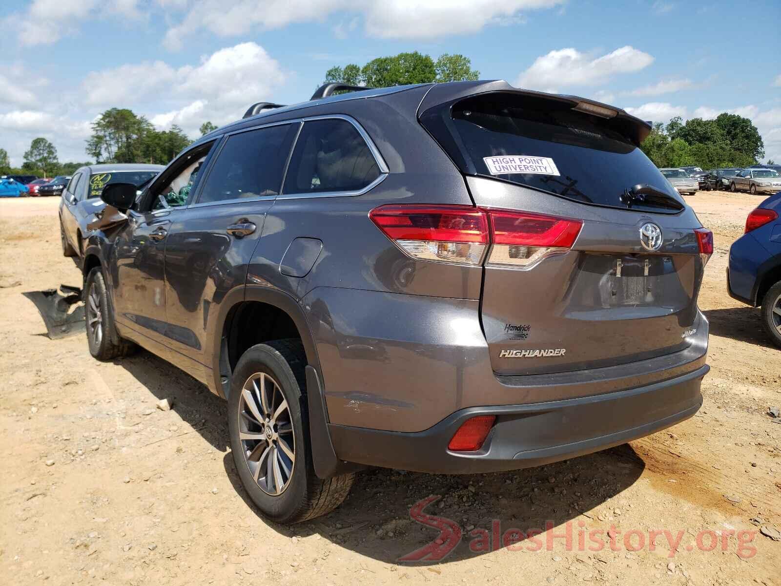 5TDJZRFH8JS876163 2018 TOYOTA HIGHLANDER