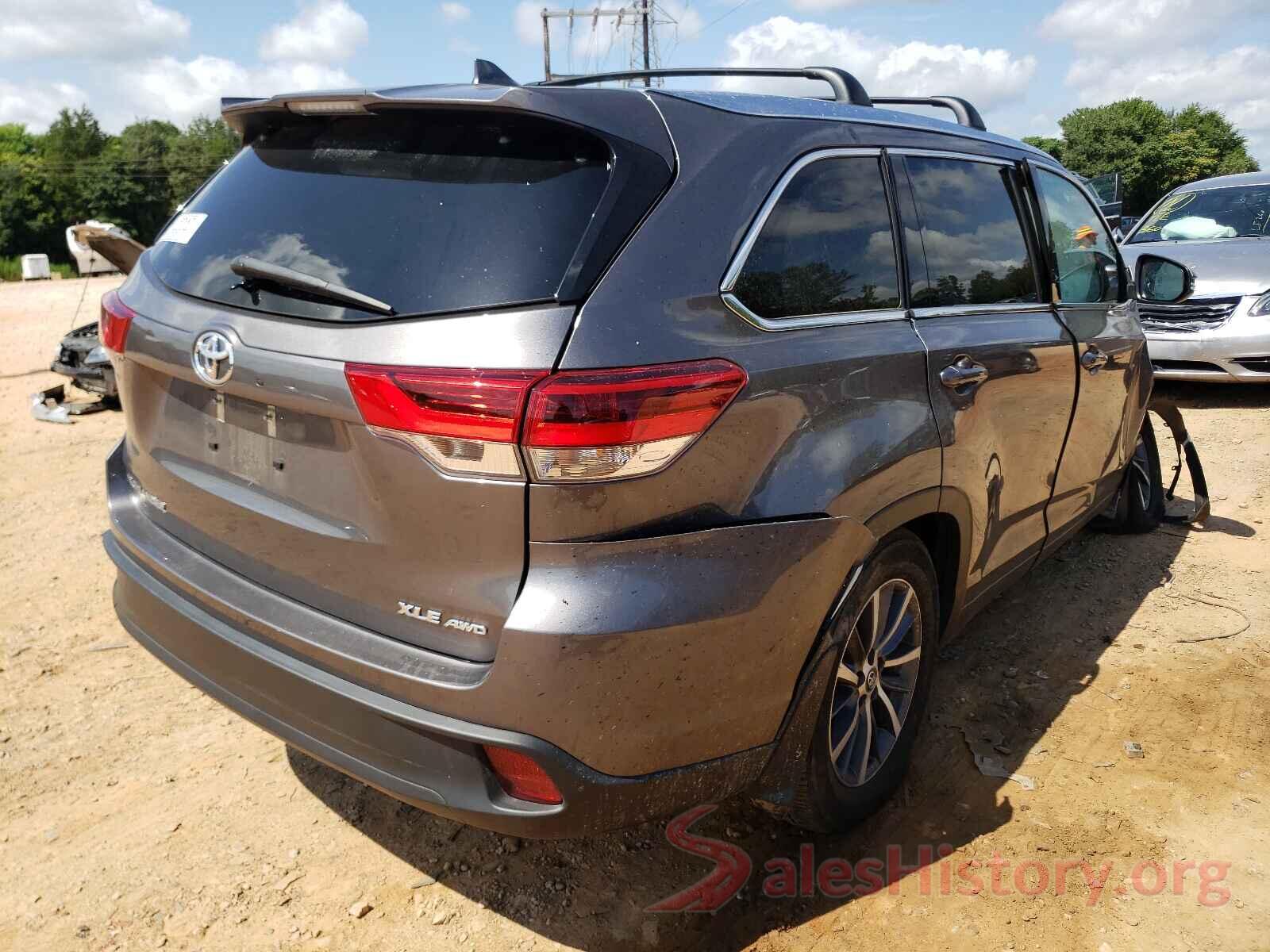 5TDJZRFH8JS876163 2018 TOYOTA HIGHLANDER