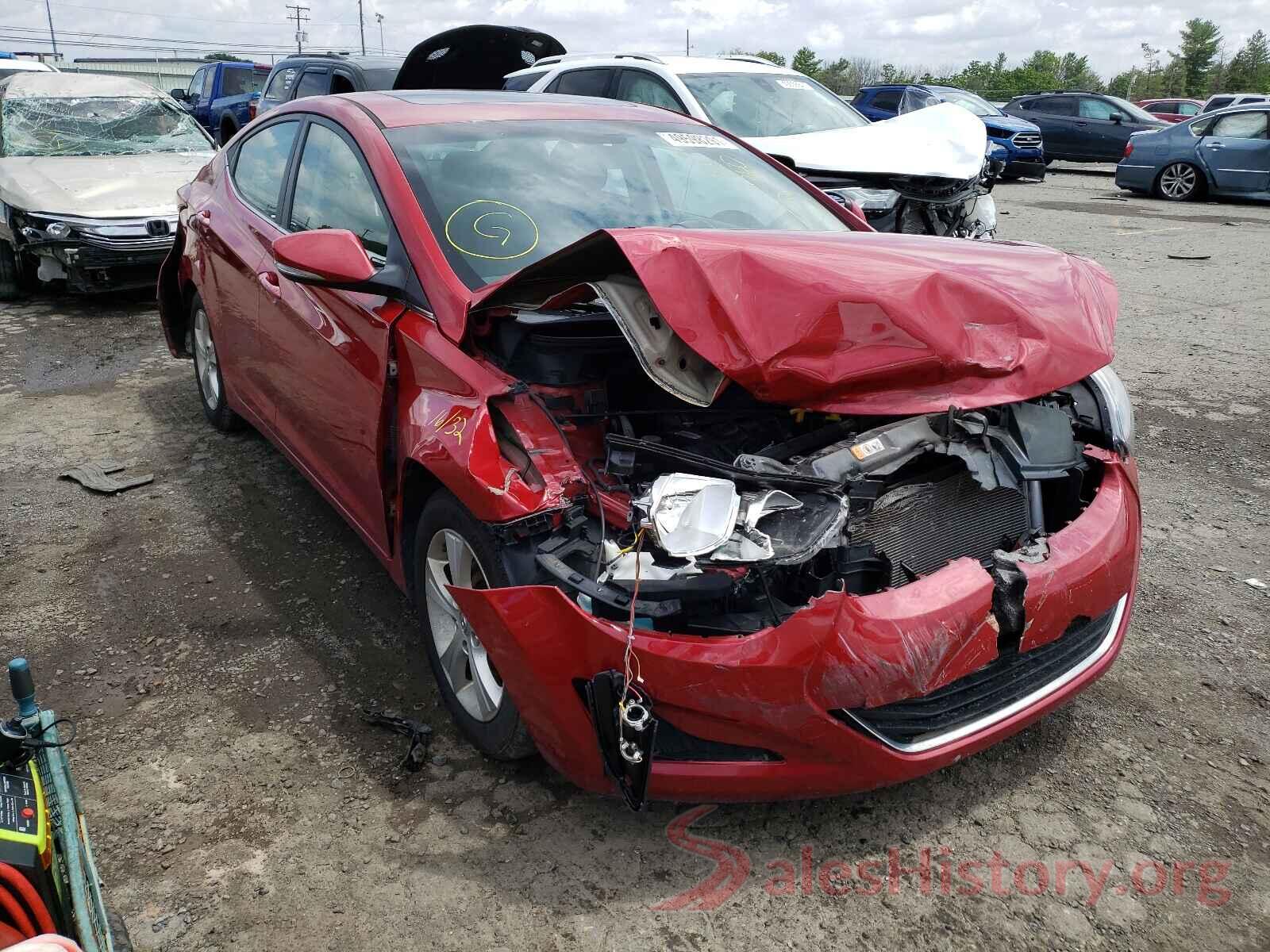 KMHDH4AE6GU534873 2016 HYUNDAI ELANTRA