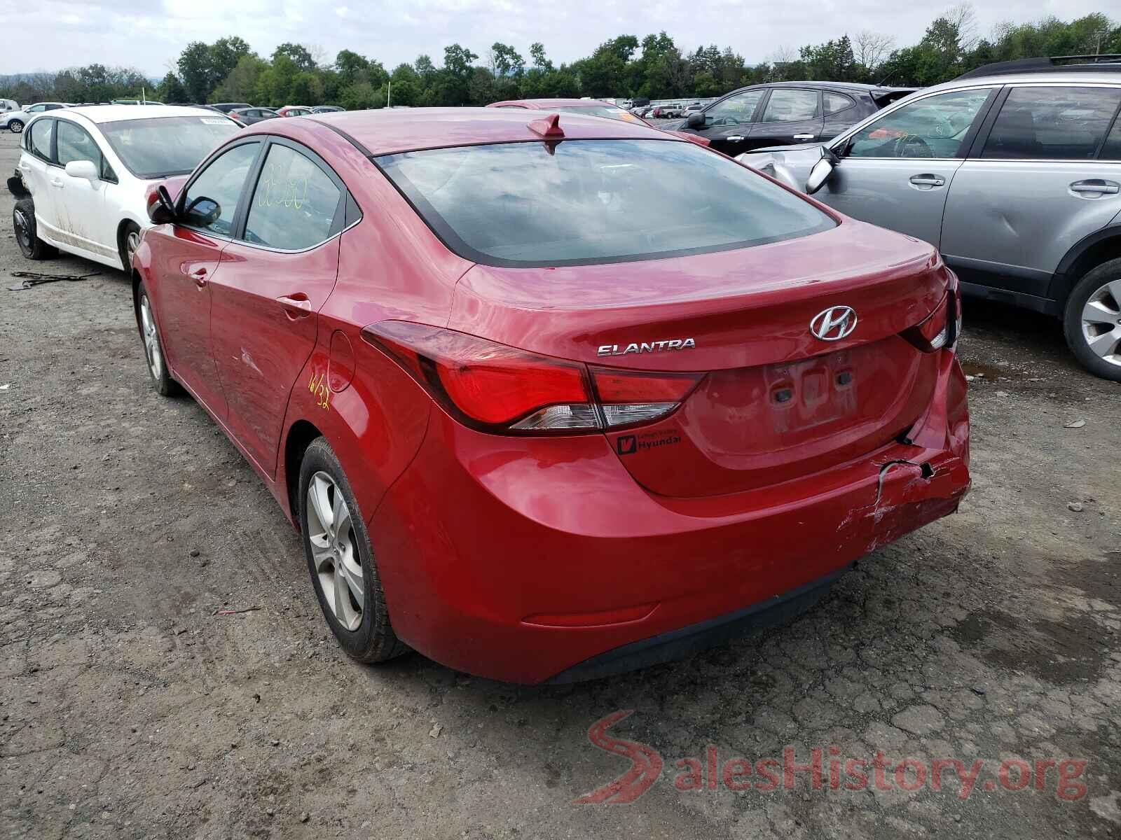 KMHDH4AE6GU534873 2016 HYUNDAI ELANTRA