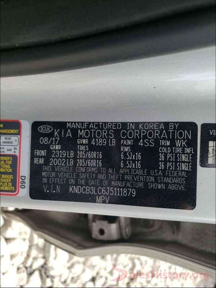 KNDCB3LC6J5111879 2018 KIA NIRO