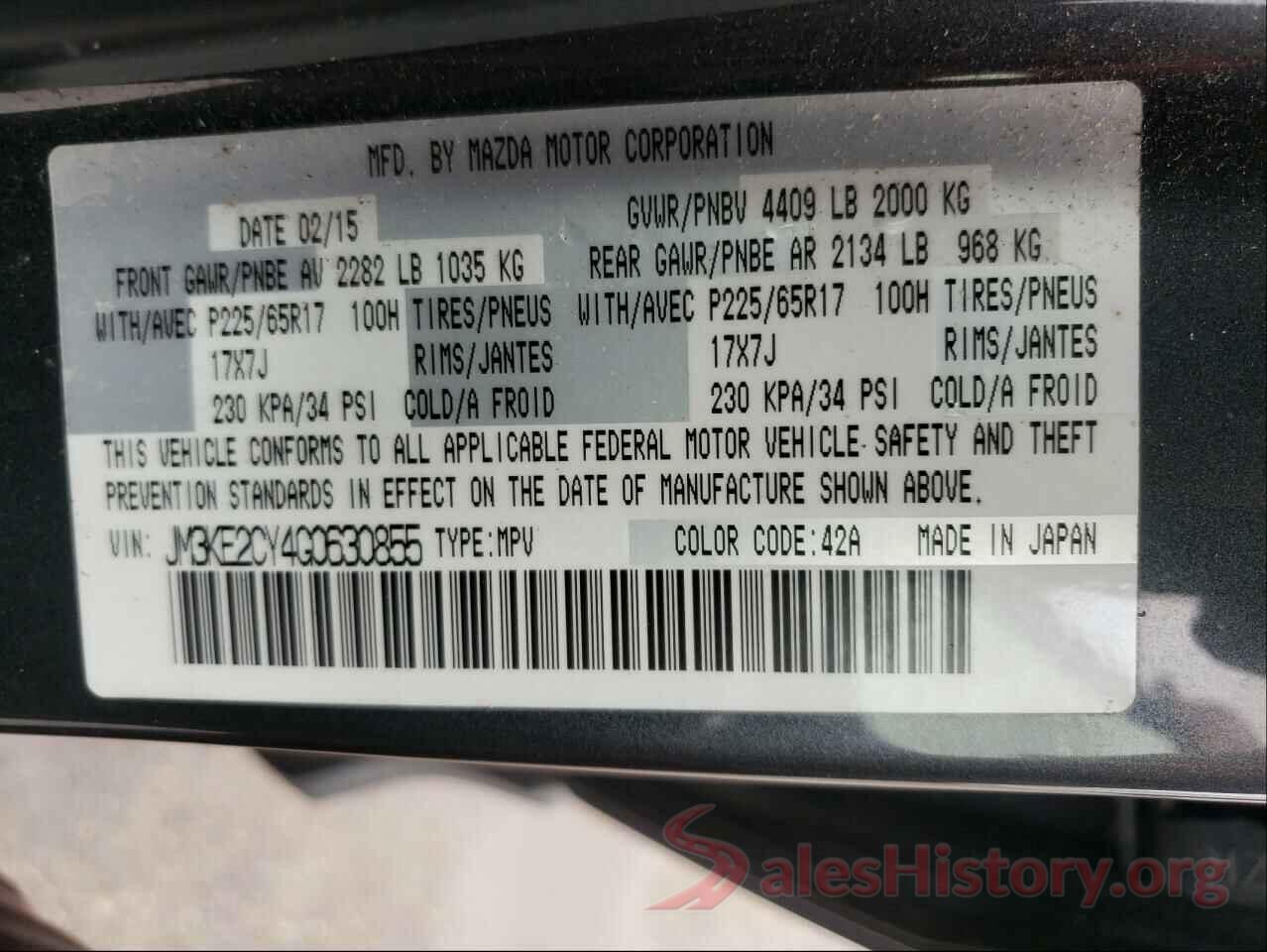 JM3KE2CY4G0630855 2016 MAZDA CX-5