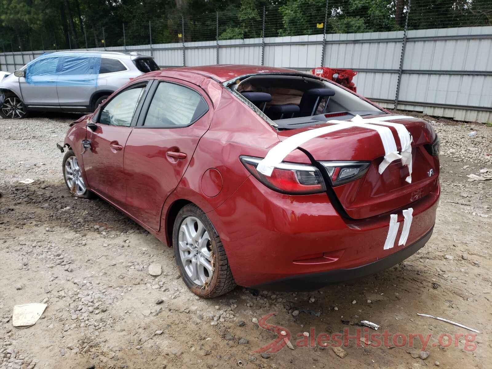 3MYDLBYV9HY172308 2017 TOYOTA YARIS