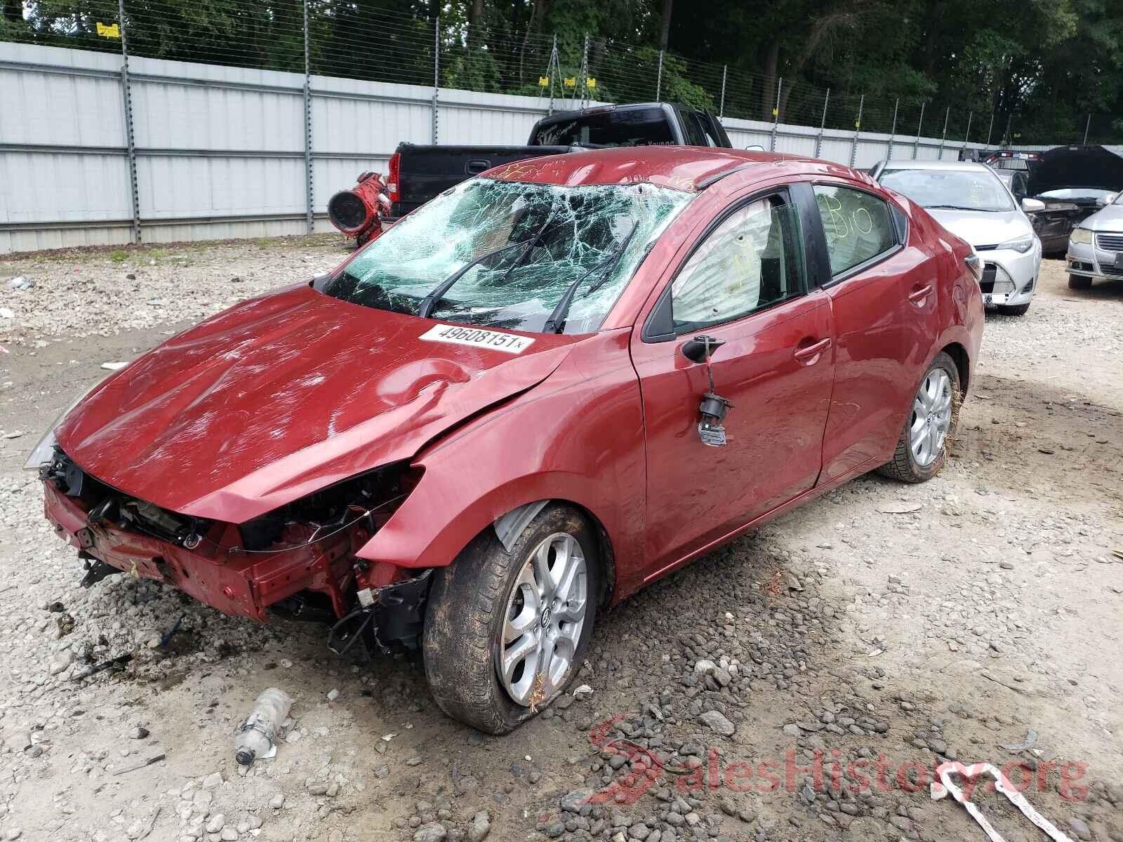 3MYDLBYV9HY172308 2017 TOYOTA YARIS