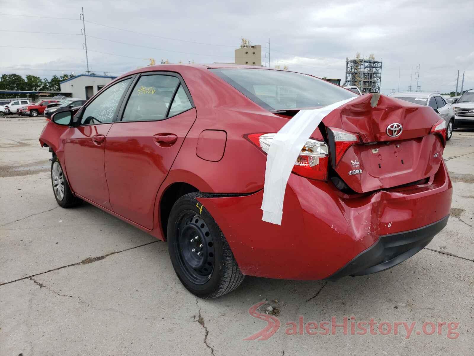 5YFBURHE6GP493796 2016 TOYOTA COROLLA