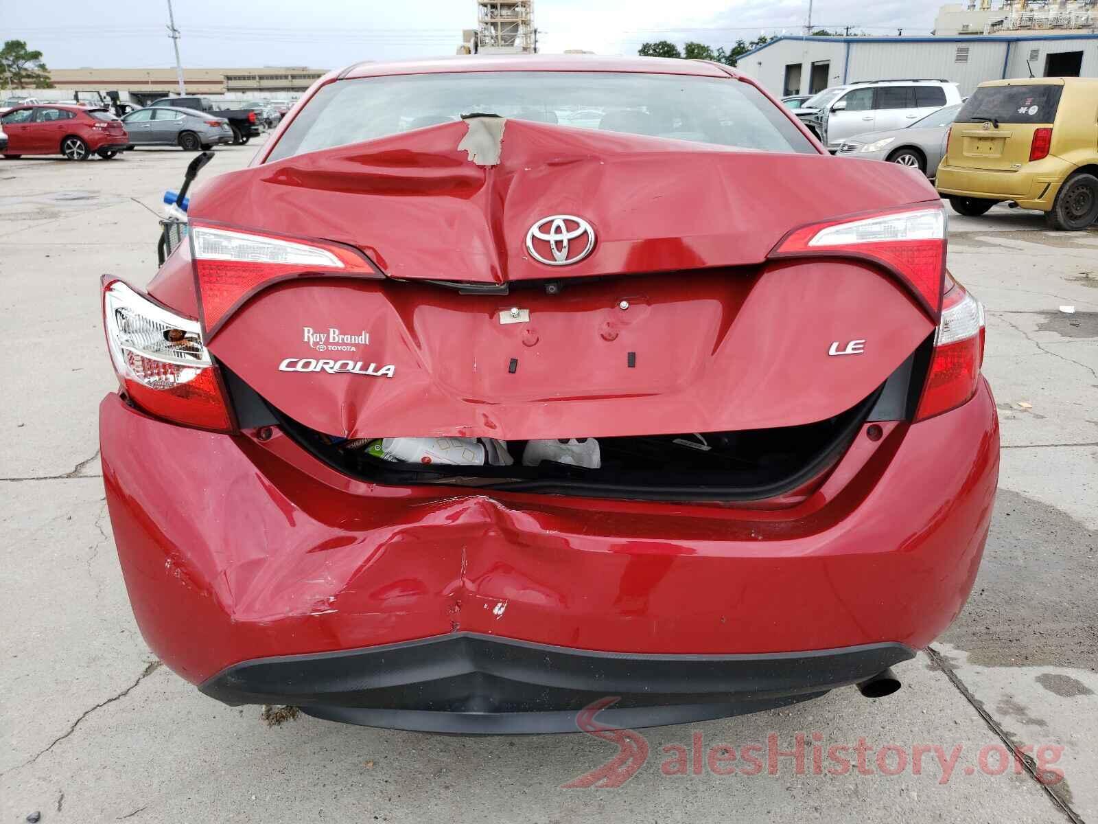 5YFBURHE6GP493796 2016 TOYOTA COROLLA