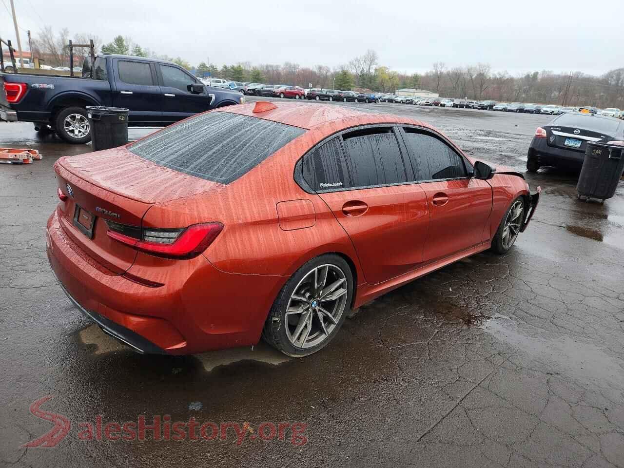 2021 BMW M3 VIN 3MW5U9J00M8B51684, right side view