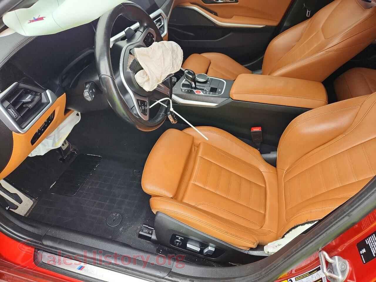 2021 BMW M3 VIN 3MW5U9J00M8B51684, engine bay