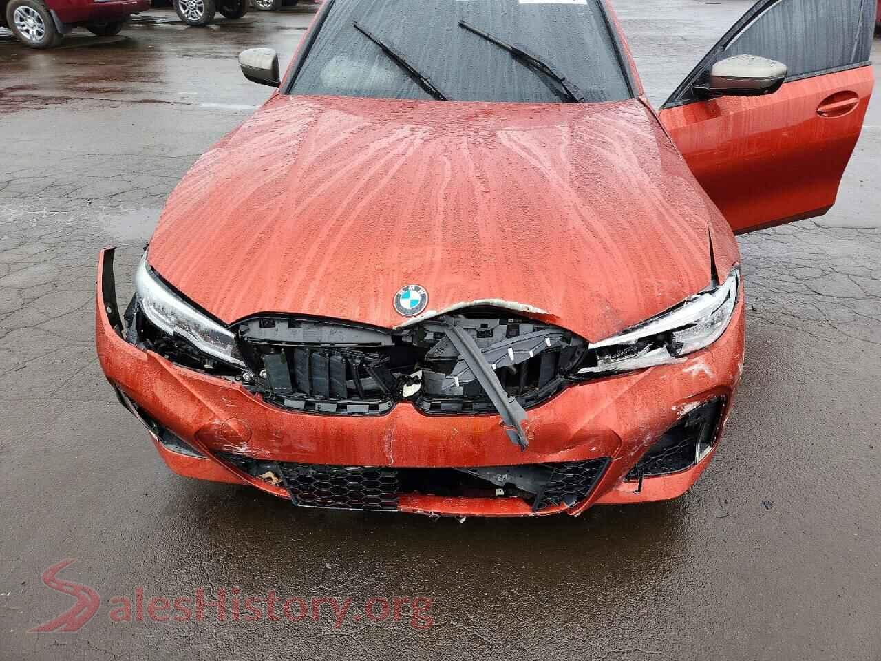 2021 BMW M3 VIN 3MW5U9J00M8B51684, VIN plate