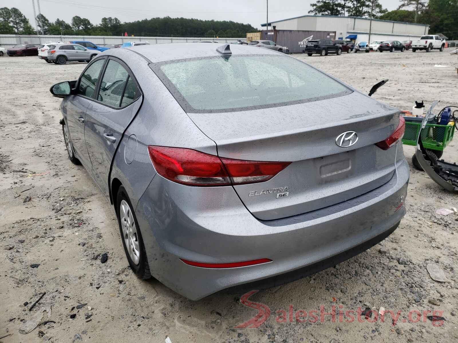 5NPD74LF4HH163091 2017 HYUNDAI ELANTRA