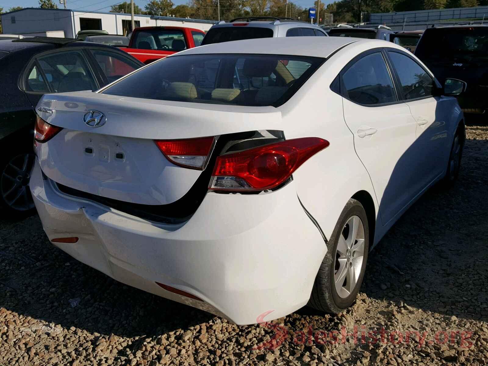 KMHDH4AE4CU242827 2012 HYUNDAI ELANTRA