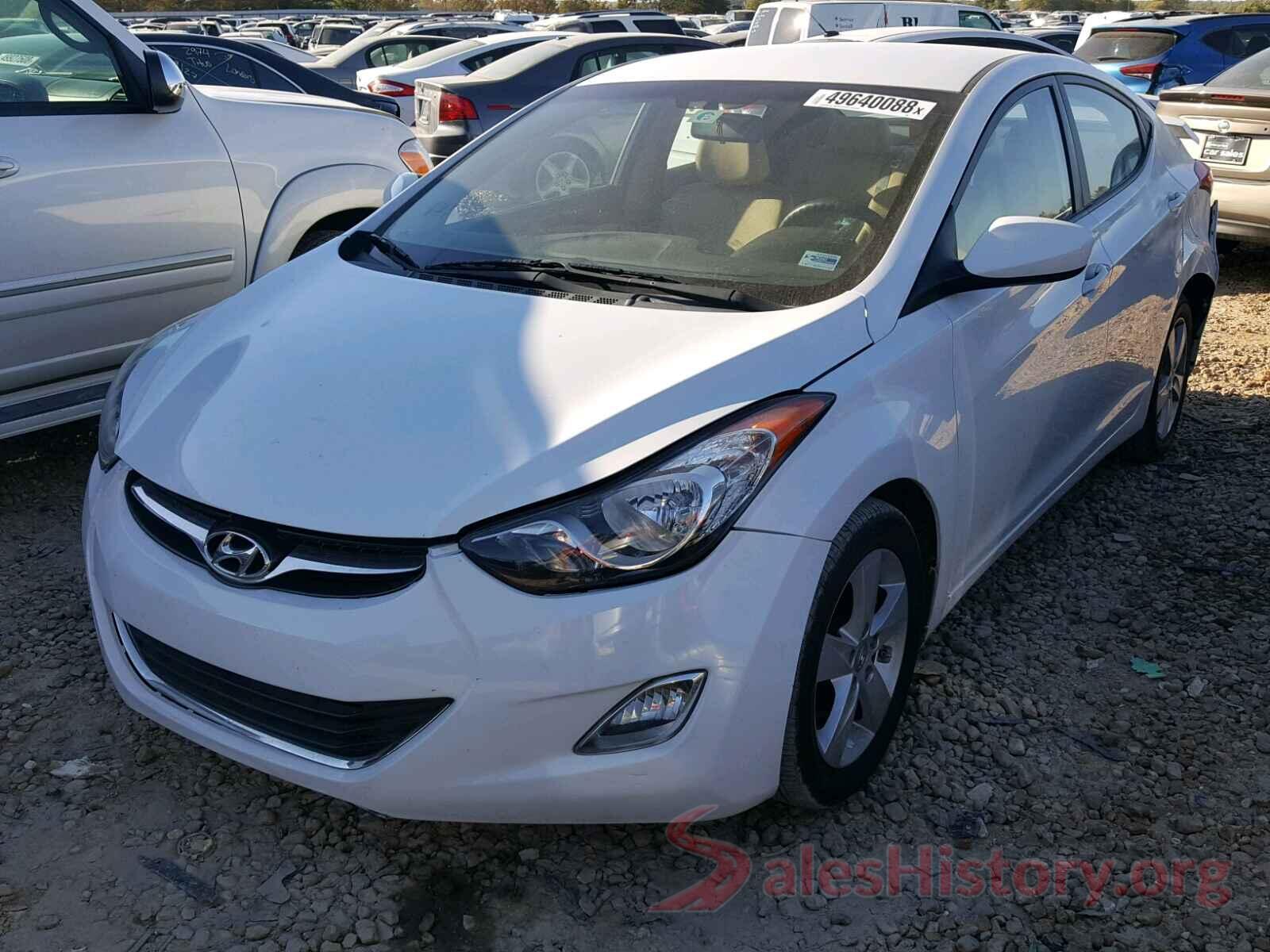 KMHDH4AE4CU242827 2012 HYUNDAI ELANTRA