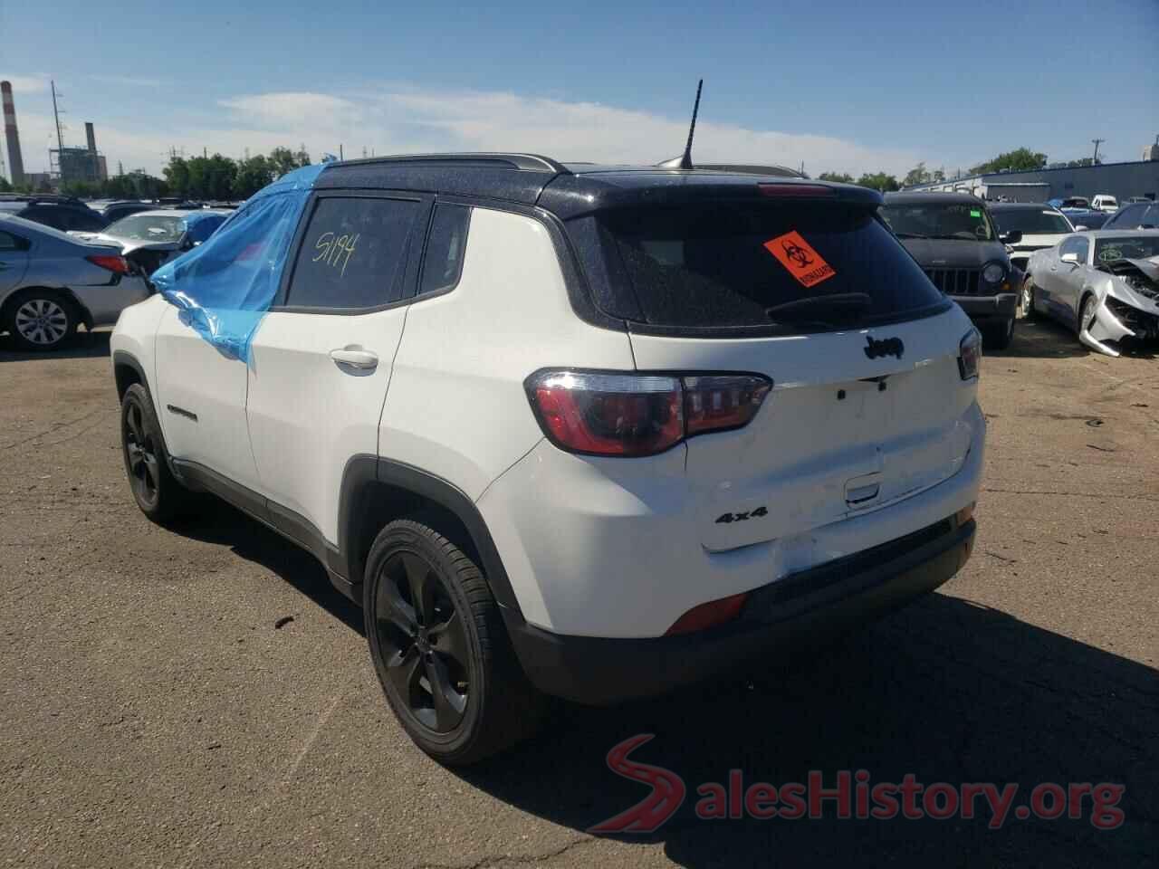 3C4NJDBB4KT657172 2019 JEEP COMPASS